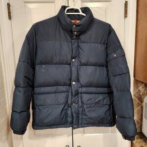 J.Crew Vintage Expedition Down Puffer Jacket - Large - Navy Blue